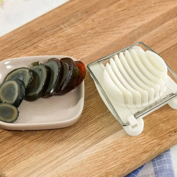 Egg Slicer, Egg Cutter, Egg Slicer for Hard Boiled Eggs, Slicer Kitchen Gadget - Picture 11 of 11